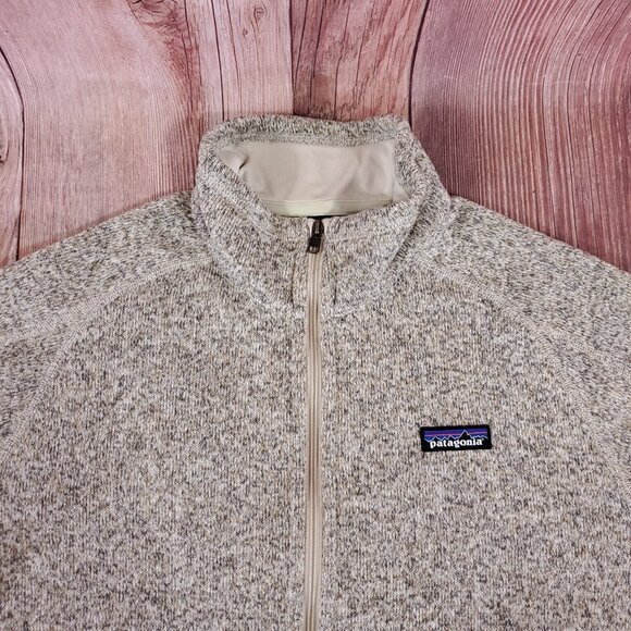 *READ* Patagonia Womens XL Better Sweater Jacket Full Zip Fleece Oatmeal 25542 - Picture 6 of 14